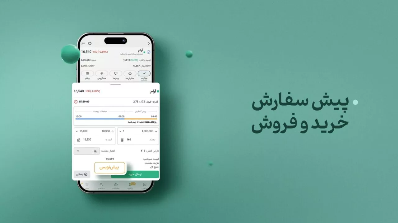 پیش سفارش خرید و فروش