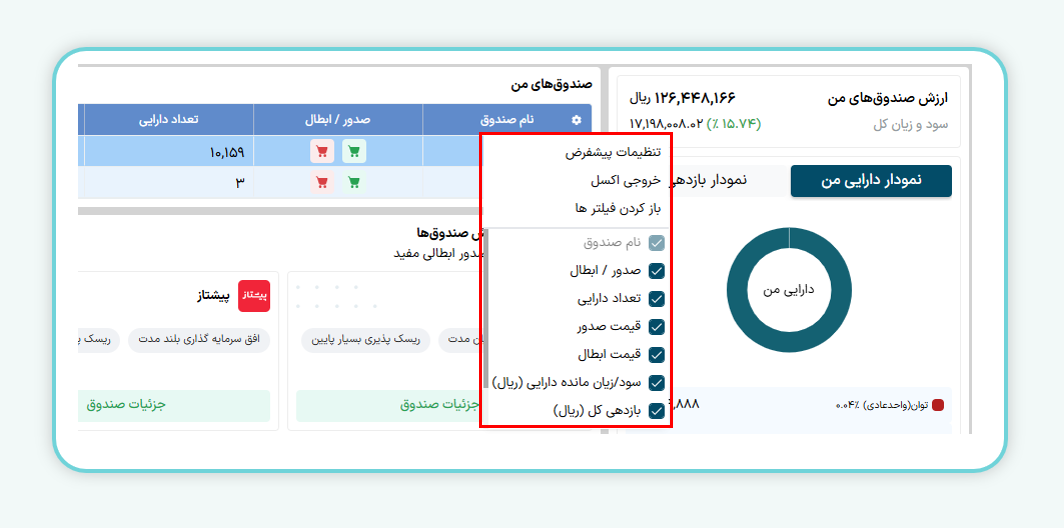 شخص سازی ستون‌ها