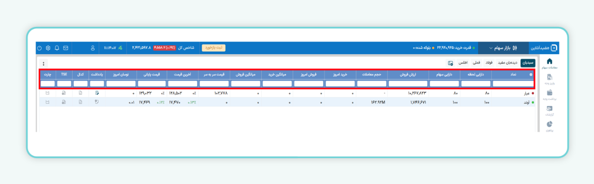 اعمال فیلتر